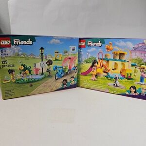 Lego Friends‎ Dog Rescue Bike 41738 and Cat Playground Adventure 42612